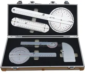 Aluminum Medical Goniometer, 5pcs Set