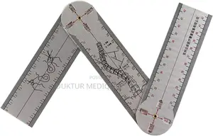 Aluminum Medical Goniometer, 5pcs Set