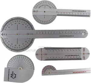 Aluminum Medical Goniometer, 5pcs Set