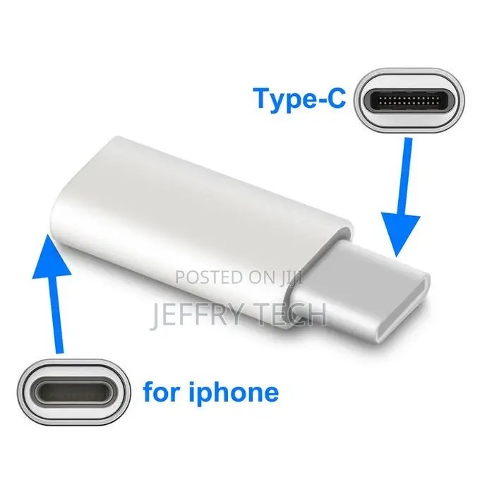 8 Pin Lighting to USB Type C Mini Adapter for iPhone 11 12 1