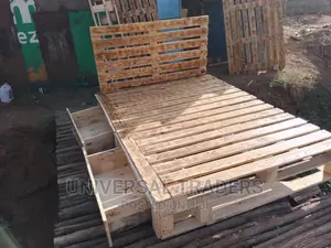 Exquisite 5 by 6 Pallets Bed With Storage - 5*6 Pallet Bed