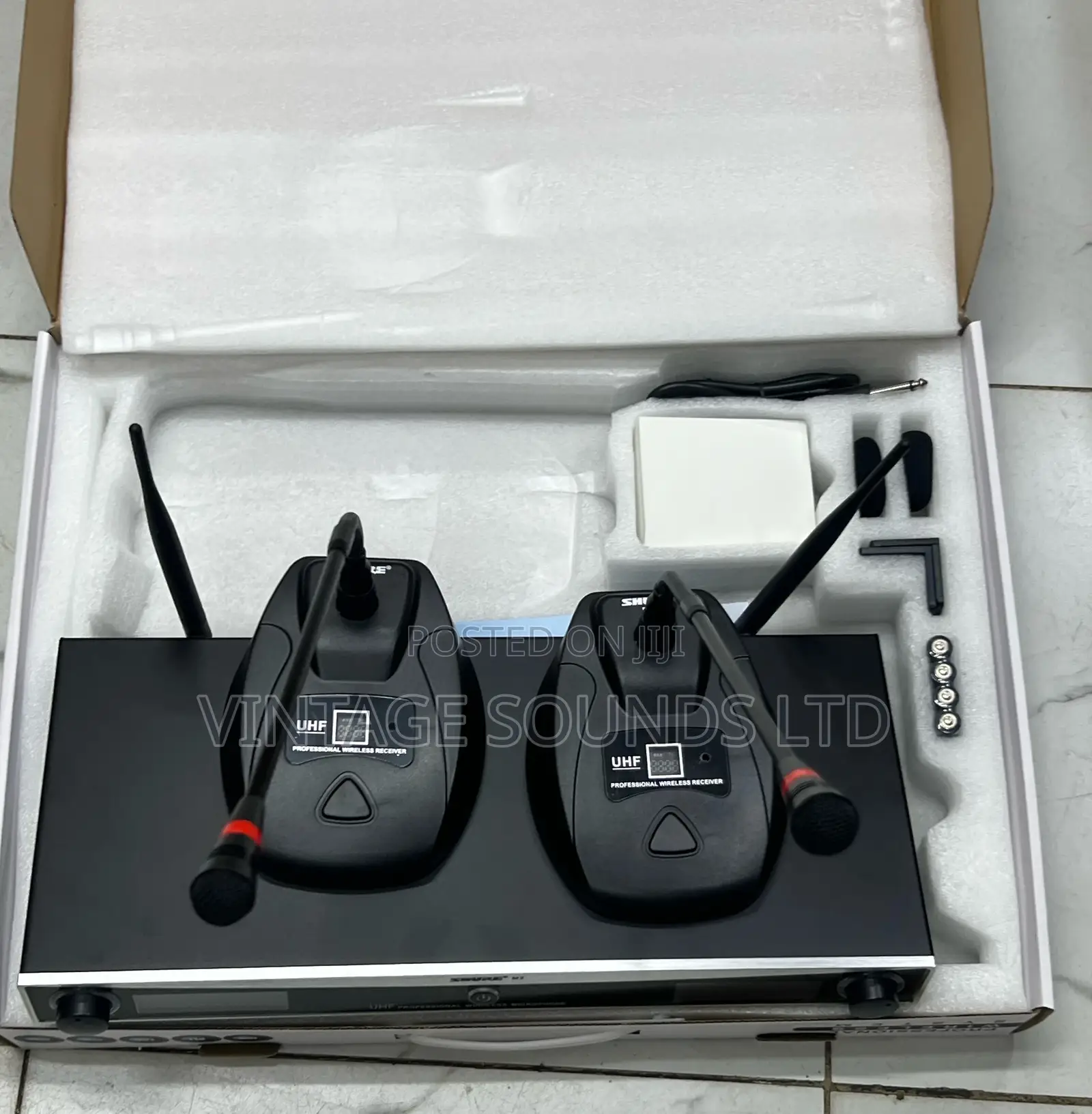SHURE M2 2microphones /Table Conference Wireless Microphones