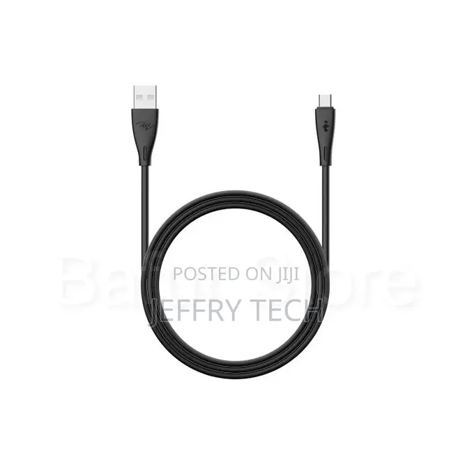 Itel 5W Charger With Free Cable - Black