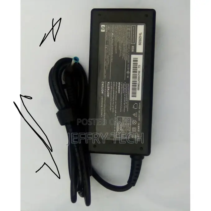Hp Laptop Charger 19.5v. 3.33A With Power Cord