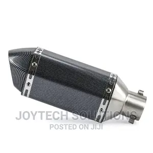 Durable Exhaust Muffler Pipe.Black Sports Carbon Akrapovic