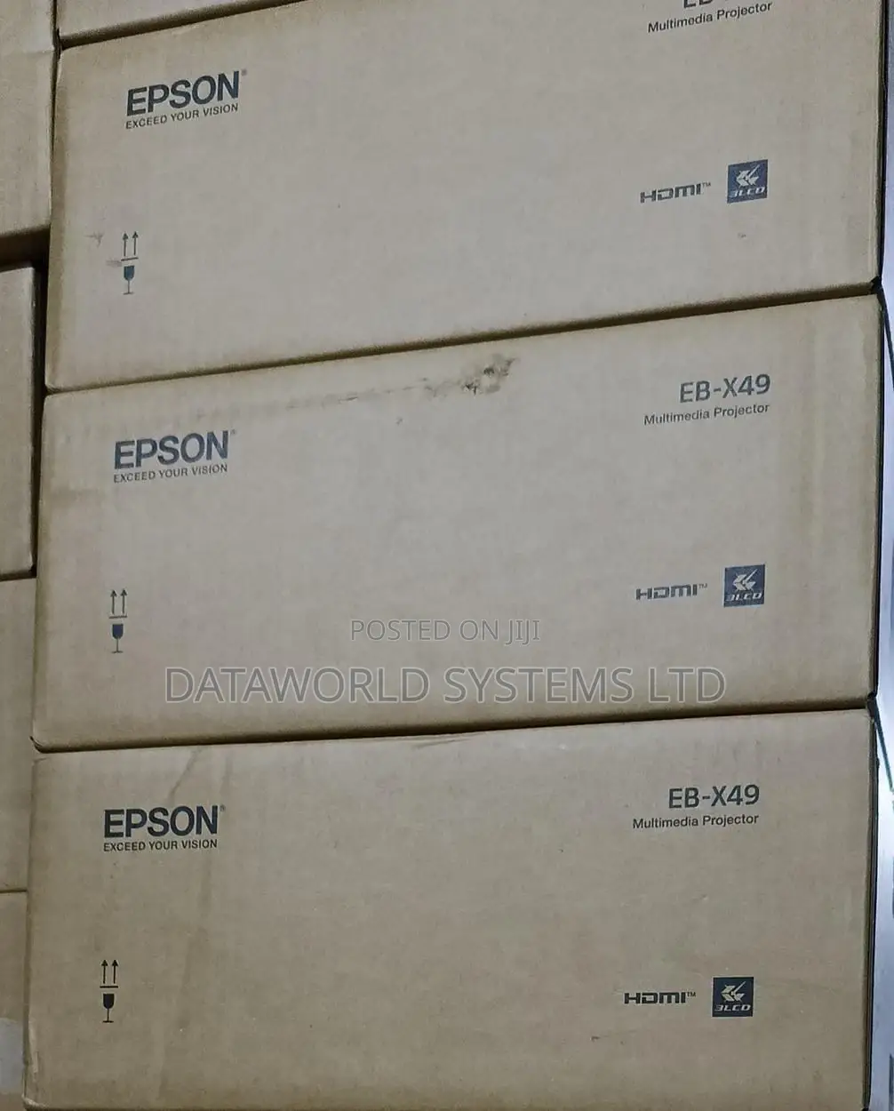 Epson EB-X49 XGA 3LCD 3600 Lumens Projector