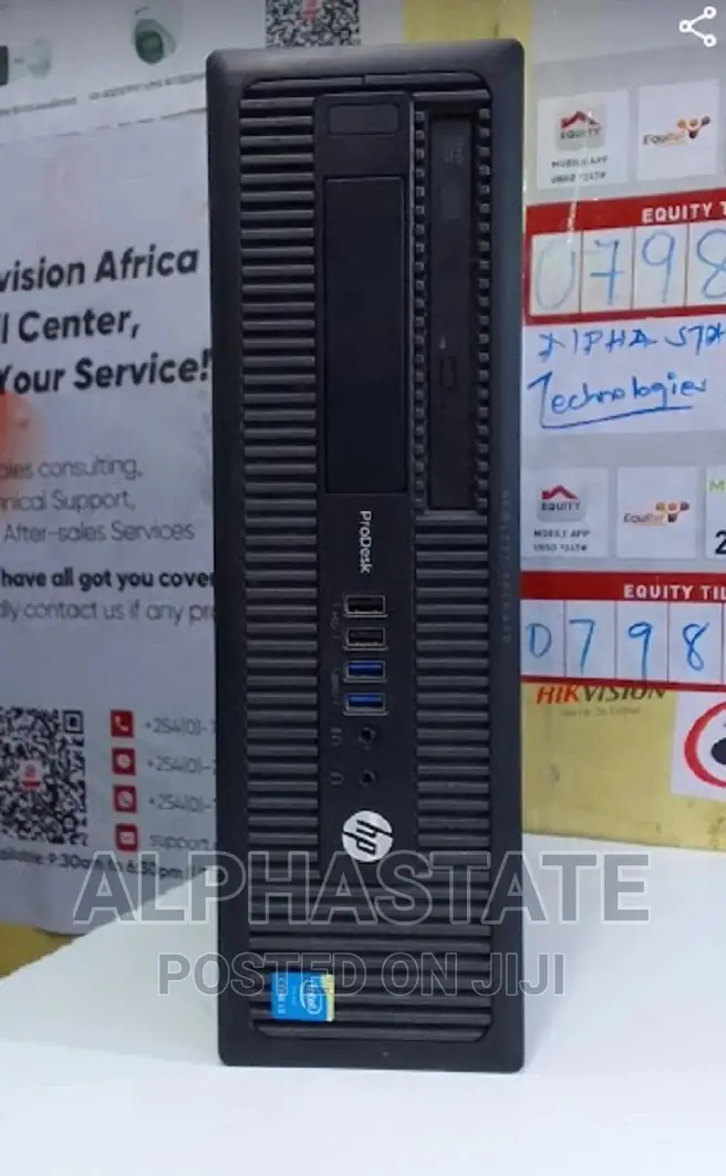 100 Quick Elitedesk 4th Gen Intel Core I5 4gb Ram 500gb Cpu in Nairobi