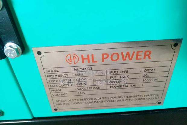 Hl Power Generator 7.5kva - thumbnail 3