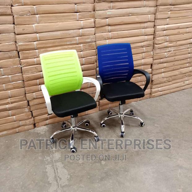 Imported Secretarial Mid-Back Recliner Office Chair - thumbnail 3