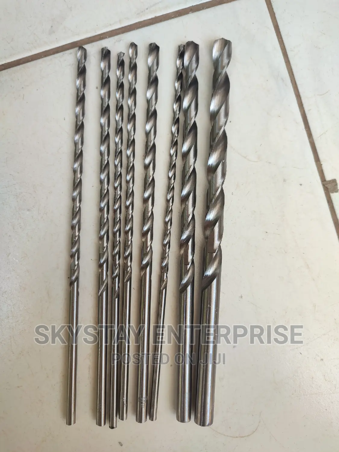 HSS Extra Long 8pcs 200mm Drill Bits