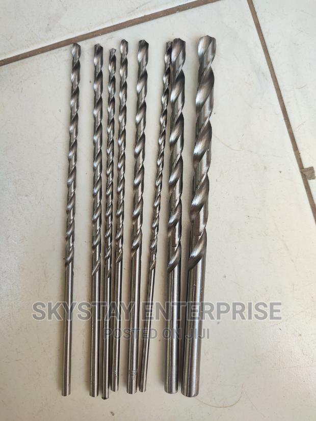HSS Extra Long 8pcs 200mm Drill Bits - thumbnail 2
