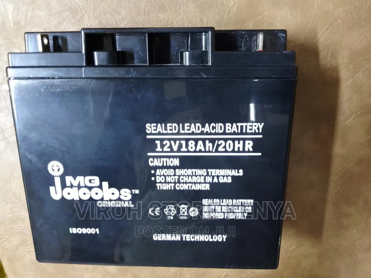 Jacobs Battery 12v 18ah