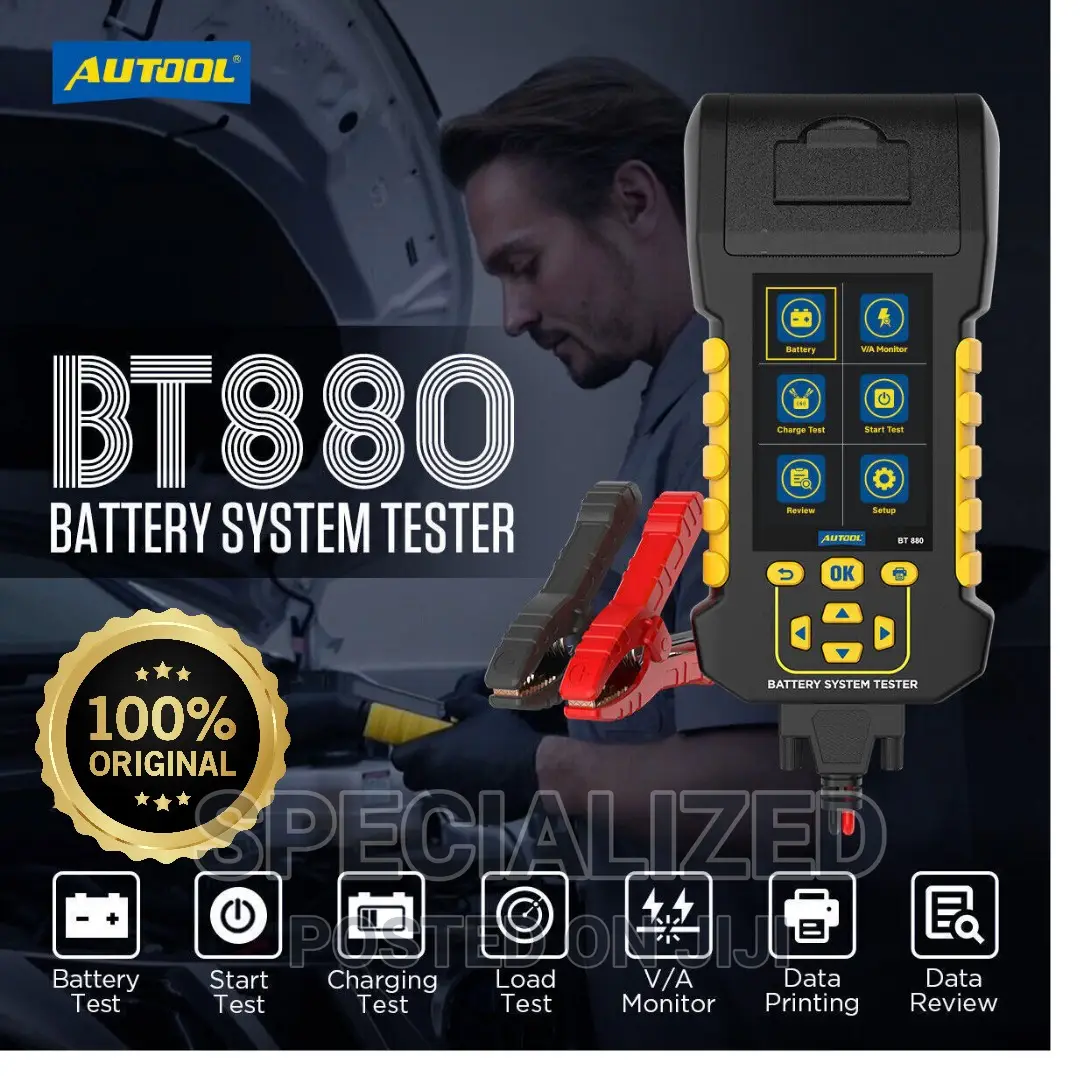 BT880 Vehicle Battery Charging System Tester 12v 24v