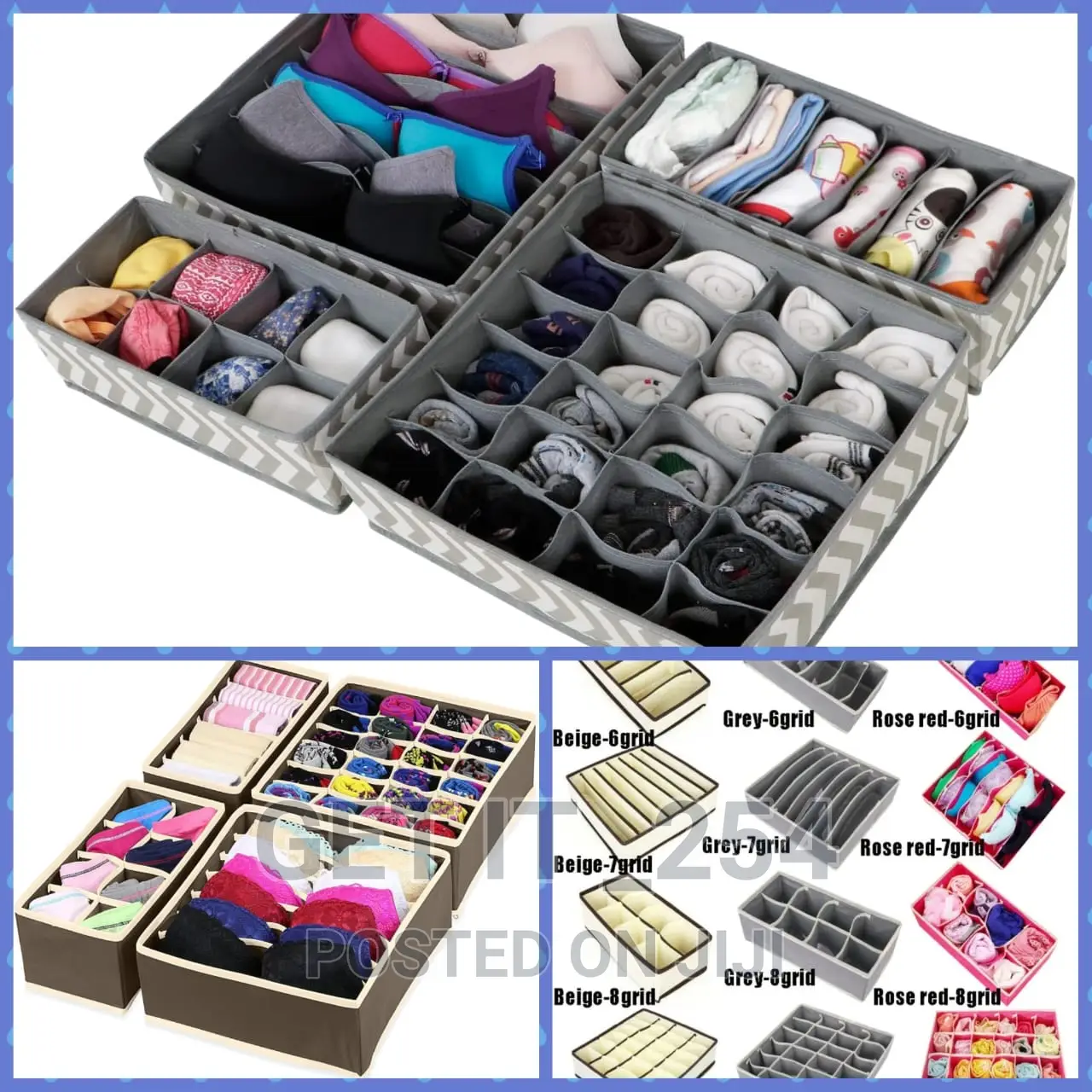 Undergarment Drawer Storage Organizer