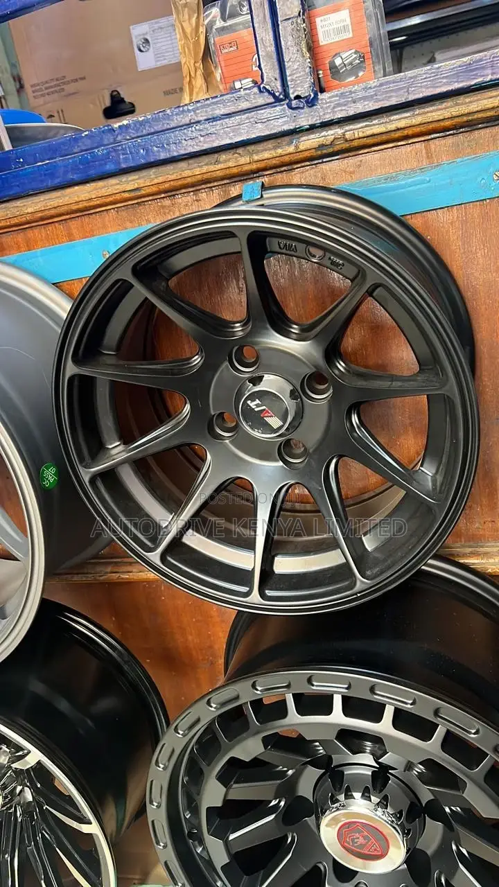 Rim 13" 4holes Matt Black