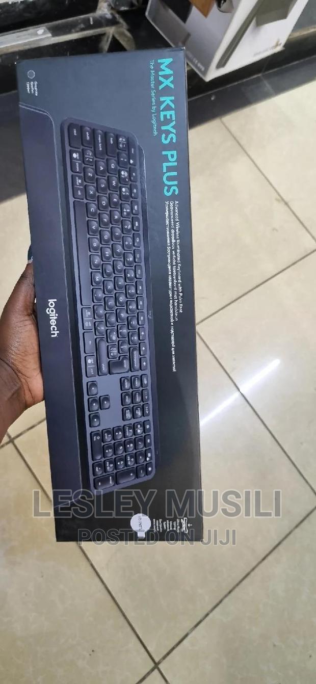 Logitech MX Keys Plus Advanced Wireless Keyboard (Black) - thumbnail 2