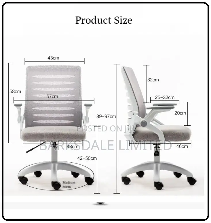 Swivel Armrest Orthopedic Mesh Ergonomic Office Chair