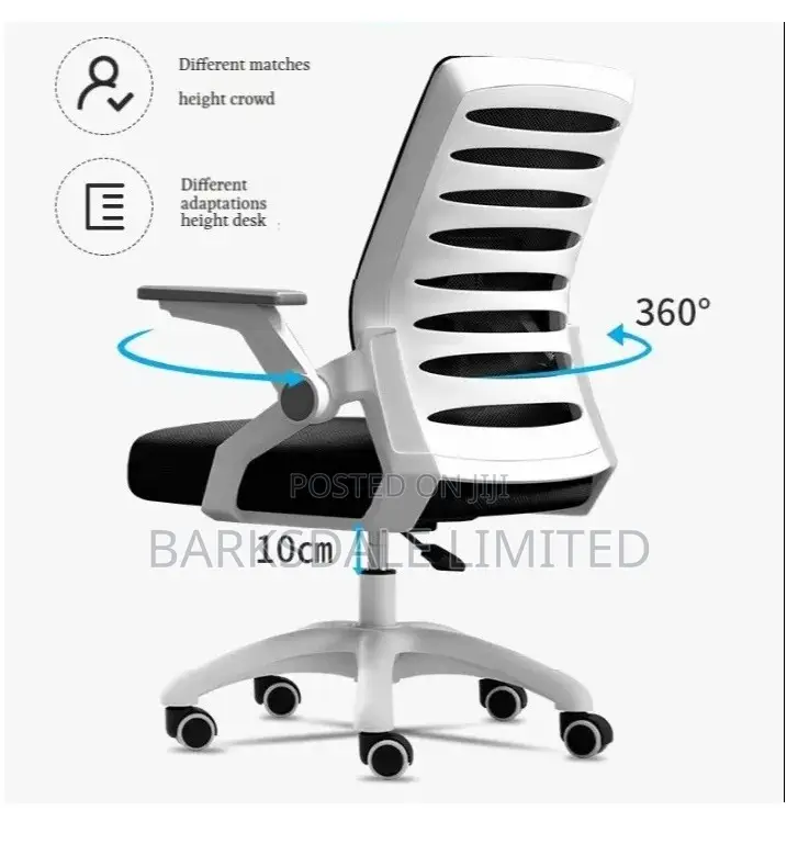 Swivel Armrest Orthopedic Mesh Ergonomic Office Chair