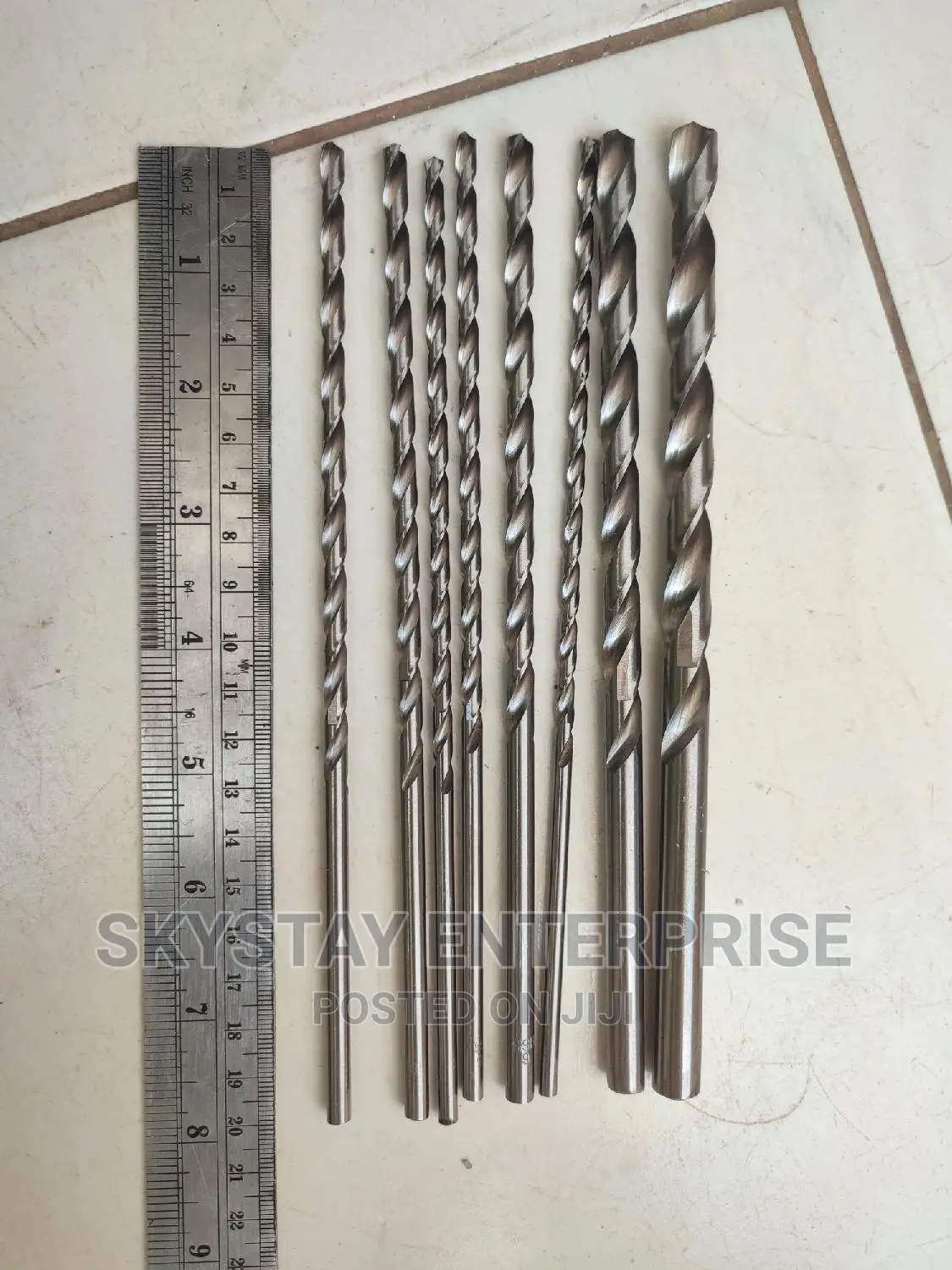 HSS Extra Long 8pcs 200mm Drill Bits