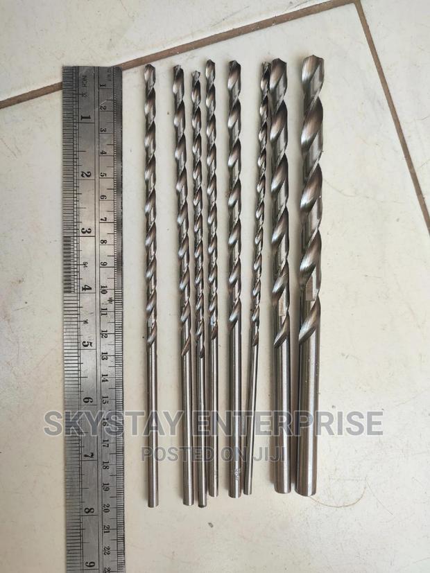 HSS Extra Long 8pcs 200mm Drill Bits
