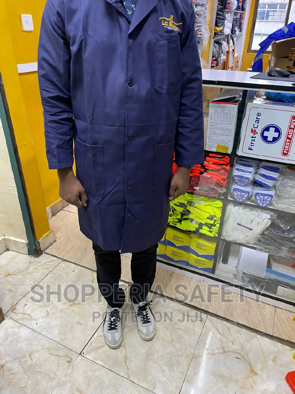 Navyblue Branded Dust Coat