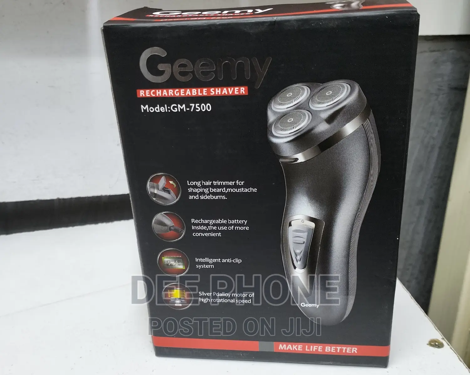 Geemy Rechargeable Shaver and Smoother