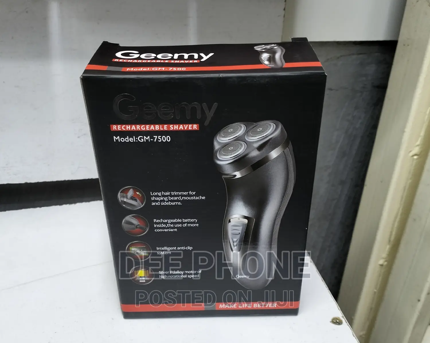 Geemy Rechargeable Shaver and Smoother