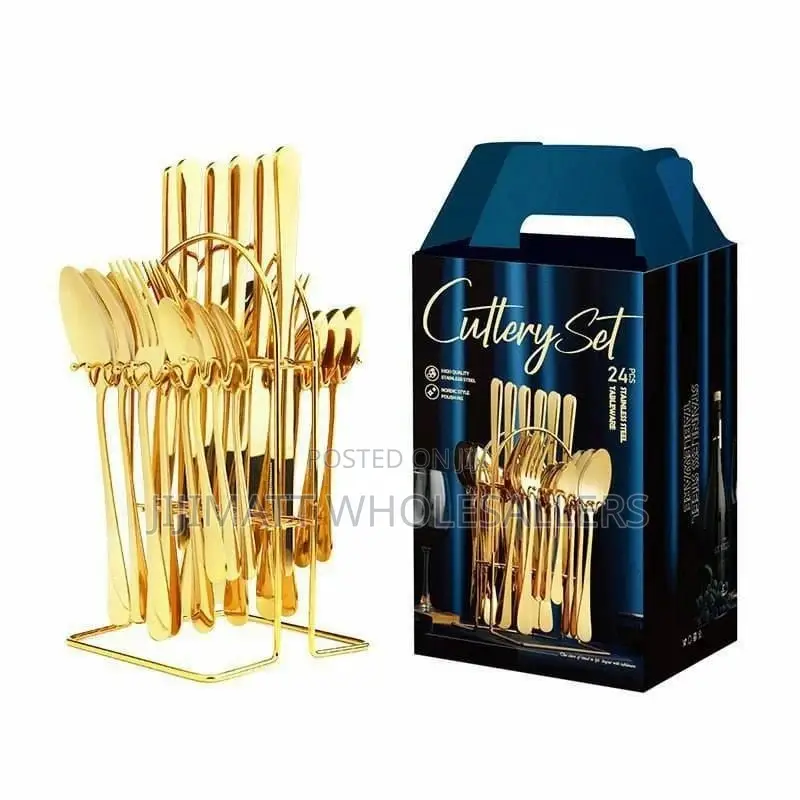 24pcs Cutlery Set Available