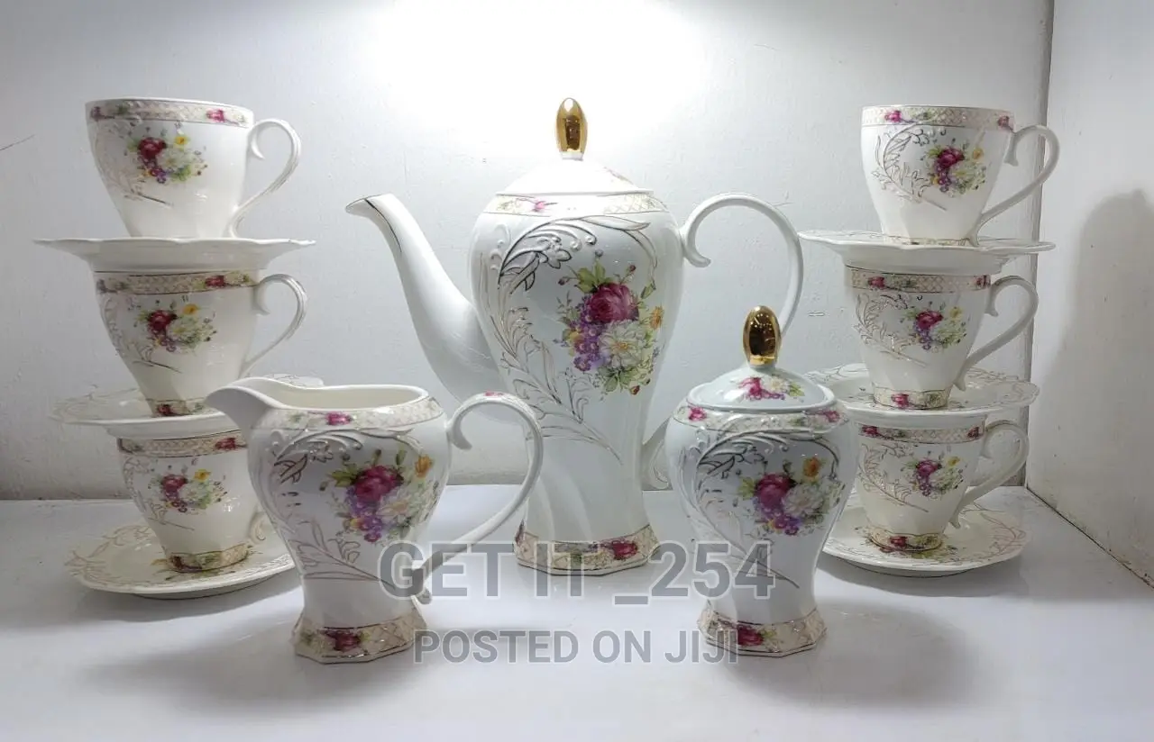 15pcs Fine Bone China Ceramic Tea/Coffee Set