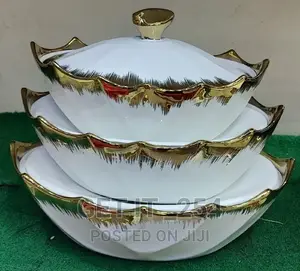 3pcs(10inch,12inch and 13inch) Ceramic Boat Ceramic Serving