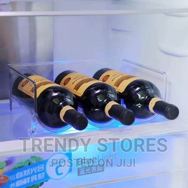 Triple Stackable Wine Bottle Rack Glass Holder - main view