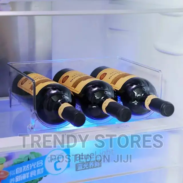 Triple Stackable Wine Bottle Rack Glass Holder