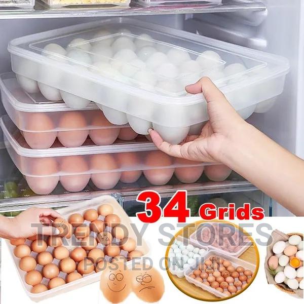 34 Grid Egg Tray Fridge Storage - main view
