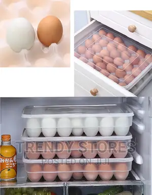 34 Grid Egg Tray Fridge Storage