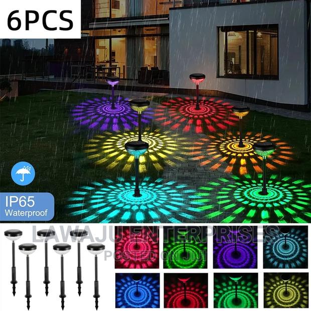Colour Changing Solar LED Light - main view