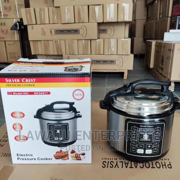 *6 Litre Silver Crest Electric Pressure Cooker*