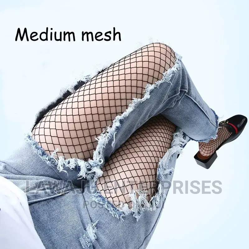 Long Sexy Hollow Out Fishnet Stockings