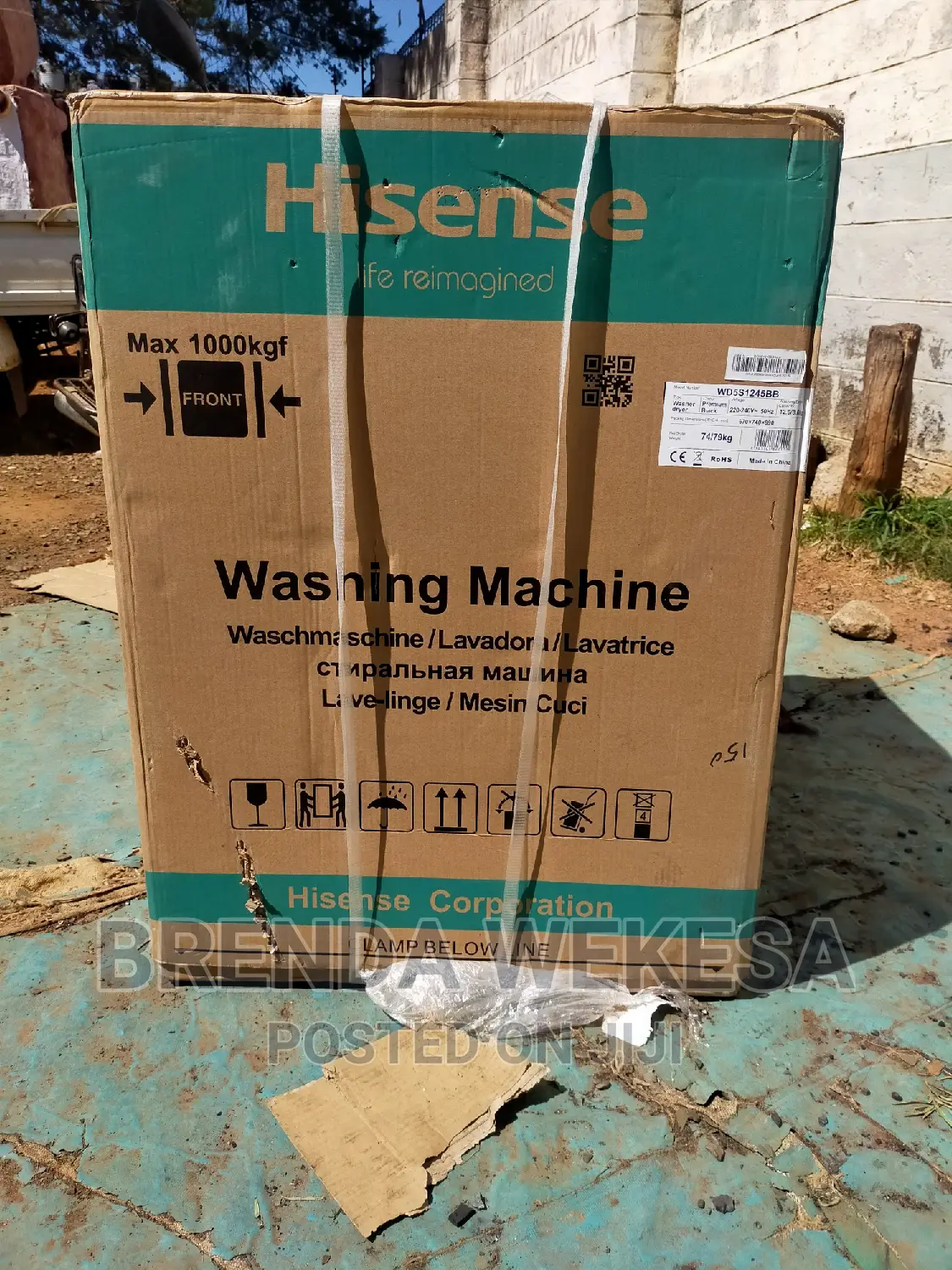 Hisense Wd5s1245bb 12kg Washer 8kg Dryer