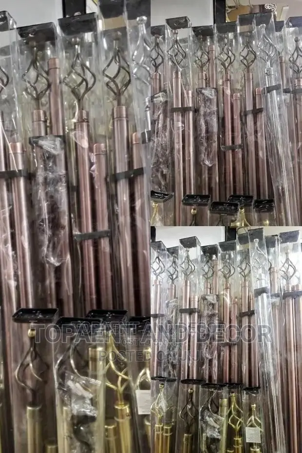Brown Adjustable Curtain Rods Brown Adjustable Curtain Rods