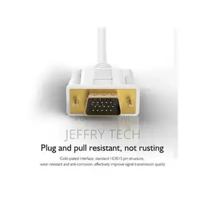 Generic TC026 1.8m Type-C Male to VGA Male Adapter Cable