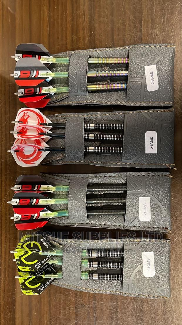 A Set of 3 Professional Fine Pro Darts With Wallets 24G