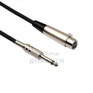 3m XLR 3-Pin Female to 1/4 Inch (6.35mm) Mono Shielded Micr