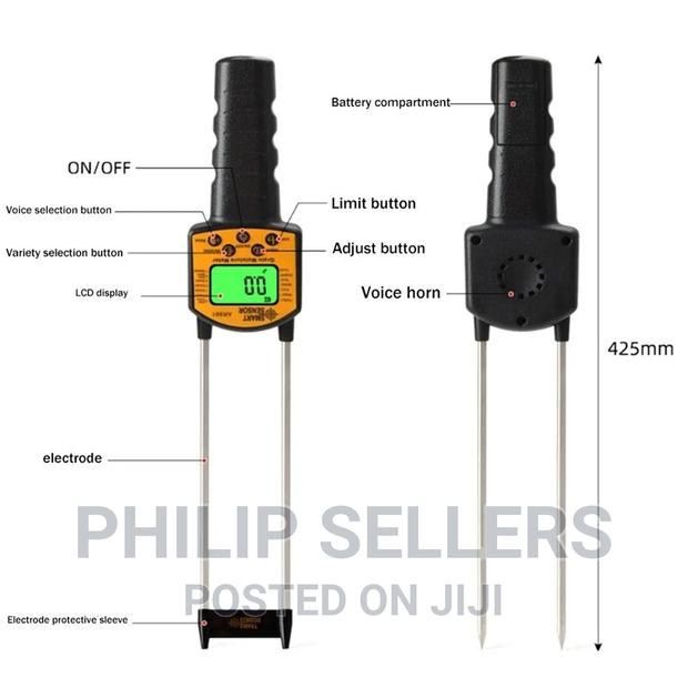 LCD Grain Moisture Meter, Soybean Water Content Analyzer Dig - thumbnail 3