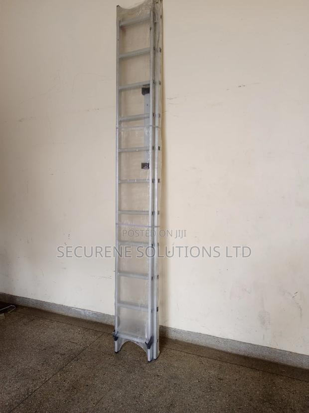 Aluminum Double Extension Ladder 2*11 Steps/22ft - thumbnail 2