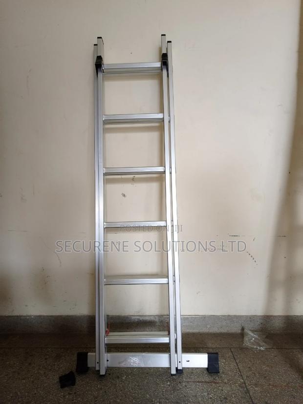 Aluminum Double Extension Ladder 2*6steps/12ft - thumbnail 4