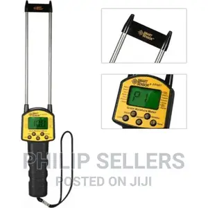 Grain Moisture Meter With Measuring Probe Digital Display