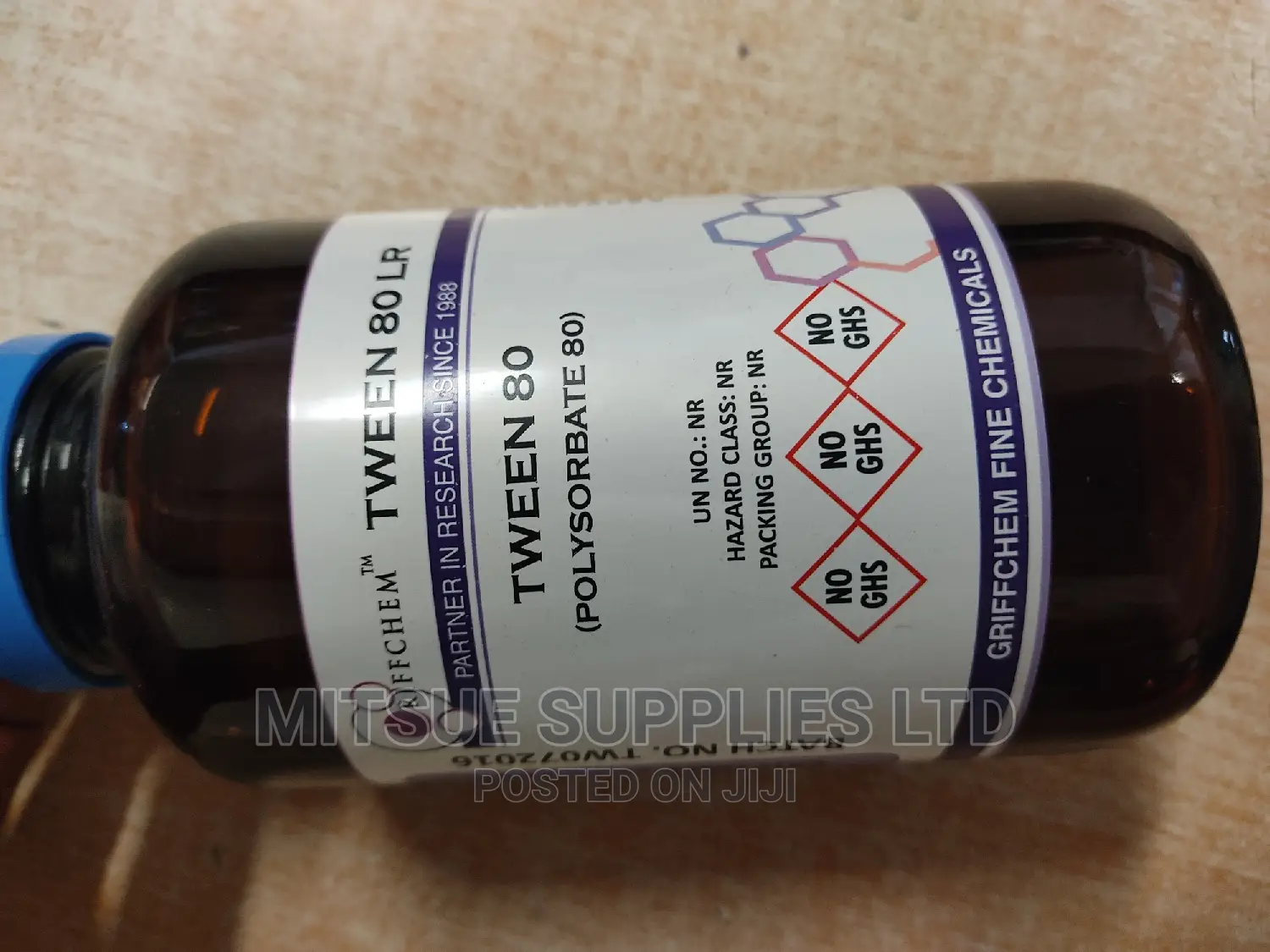 Tween 80 ( Polysorbate 80) for Synthesis Lr 500ml Griffchem