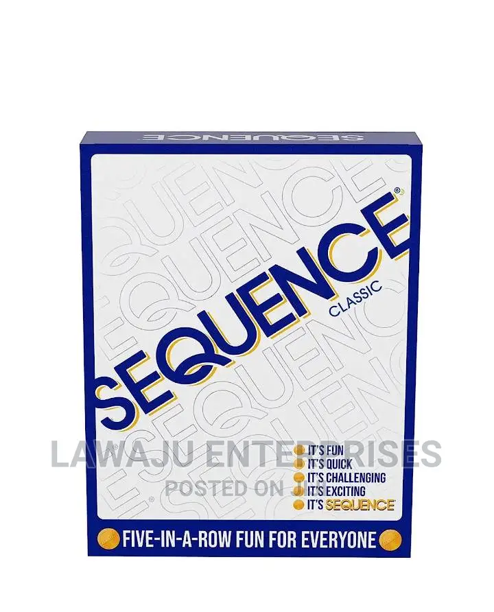 Sequence Game With Folding Board