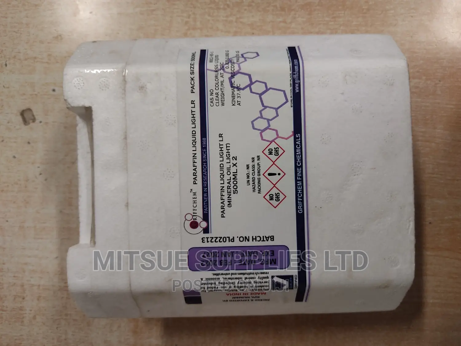 Paraffin Liquid Light 500ml Griffchem