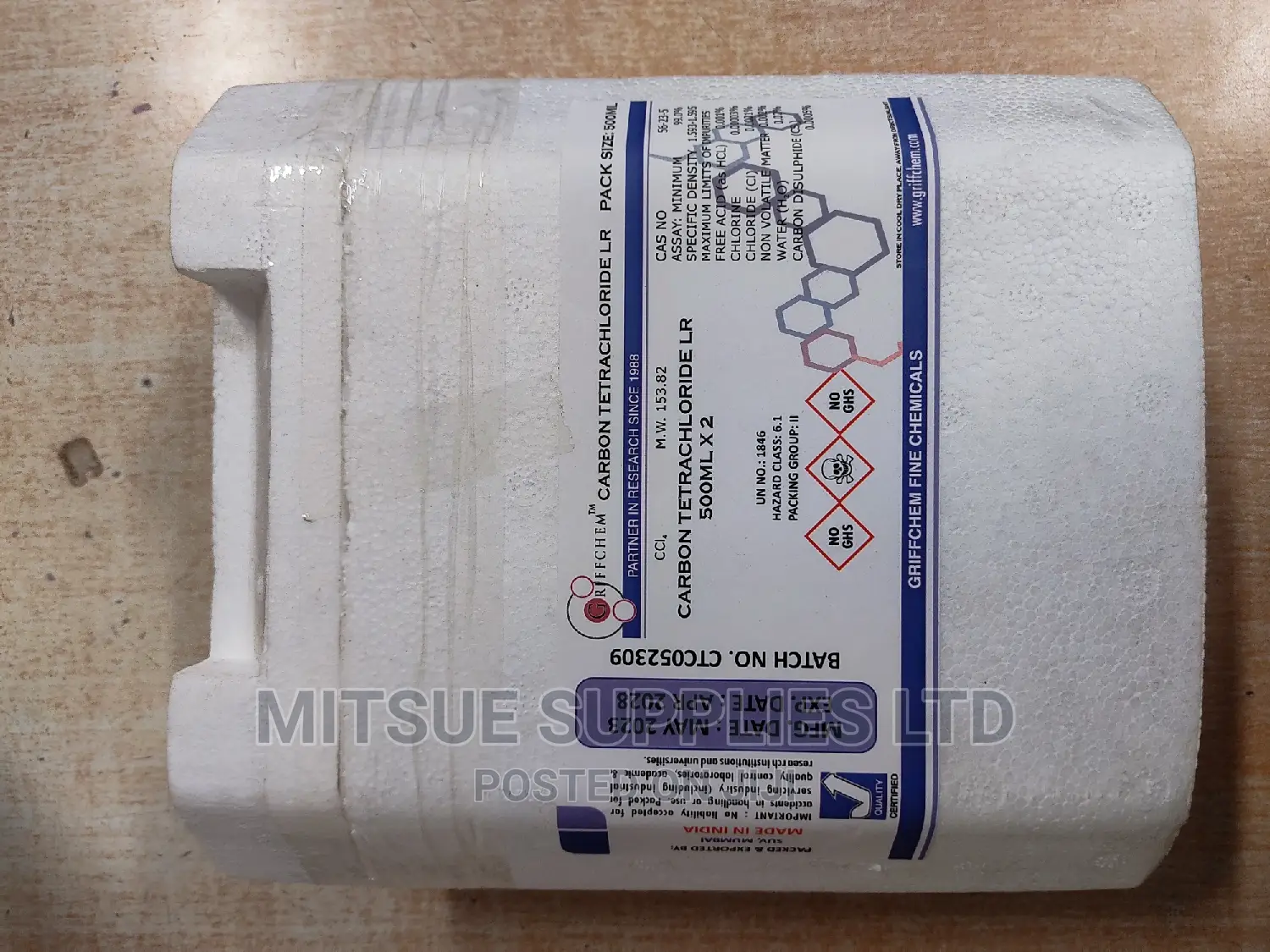 Carbon Tetrachloride 500ml